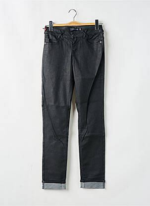 Pantalon slim taille basse taille basse noir KANOPE femme
