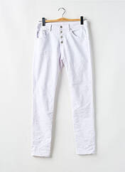 Jeans coupe slim blanc PLACE DU JOUR pour femme seconde vue