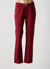 Pantalon slim rouge TBS pour femme seconde vue