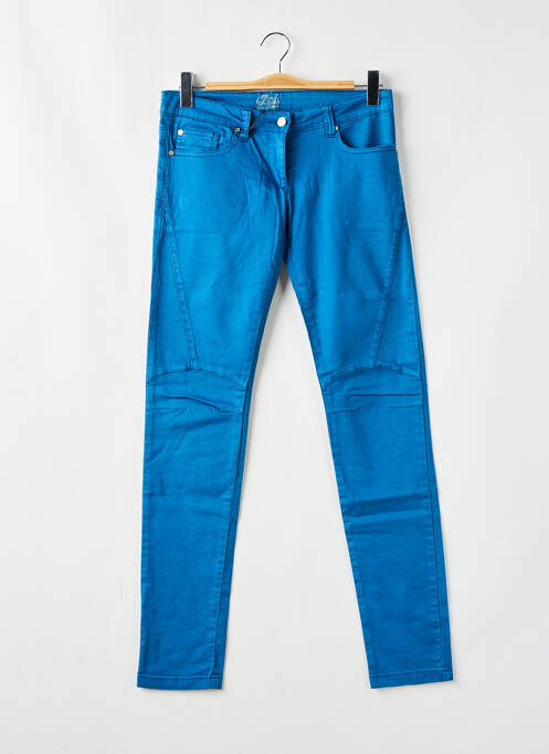 Jeans coupe slim bleu LES P'TITES BOMBES pour femme