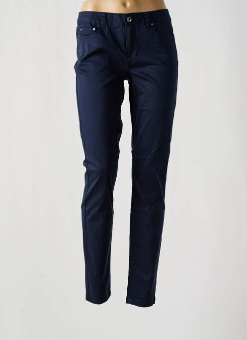 Pantalon slim bleu LES P'TITES BOMBES pour femme