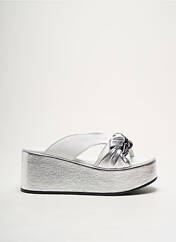 Mules/Sabots argent CAFE NOIR pour femme seconde vue