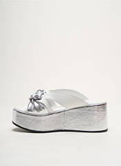 Mules/Sabots argent CAFE NOIR pour femme seconde vue