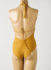 Maillot de bain 1 pièce jaune DAG ADOM pour femme seconde vue