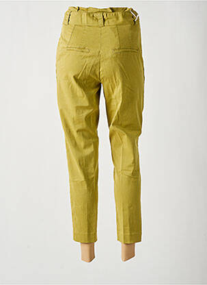Pantalon 7/8 taille haute taille haute vert REIKO femme