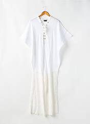 Combi-pantalon blanc TENDANCE UNIQUE pour femme seconde vue