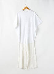 Combi-pantalon blanc TENDANCE UNIQUE pour femme seconde vue