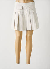 Jupe courte beige clair VERA & LUCY pour femme seconde vue