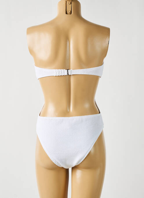 Maillot de bain 1 pièce blanc DAG ADOM pour femme