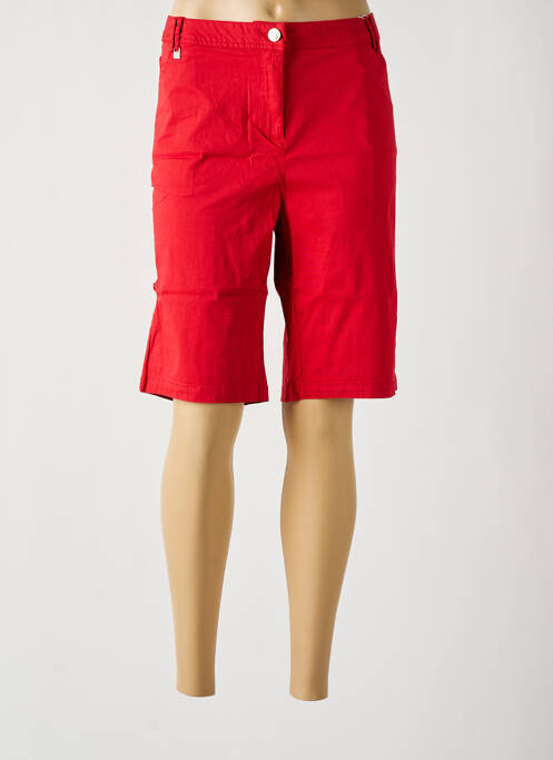 Bermuda rouge AGATHE & LOUISE pour femme