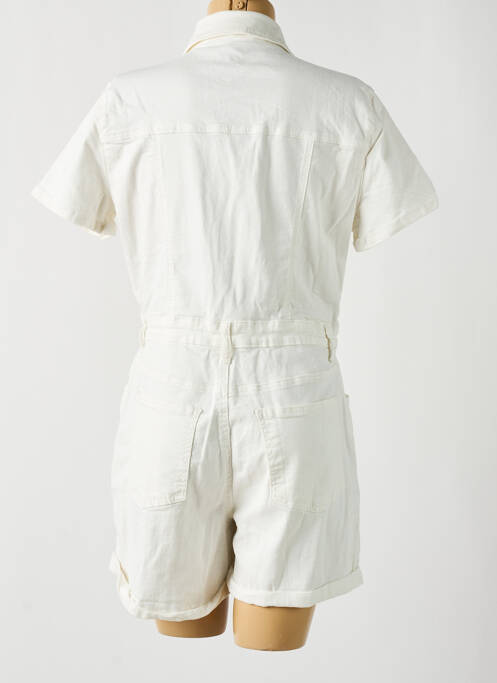 Combishort blanc PLACE DU JOUR pour femme