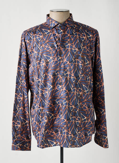 Chemise manches longues gris DARIO BELTRAN pour homme