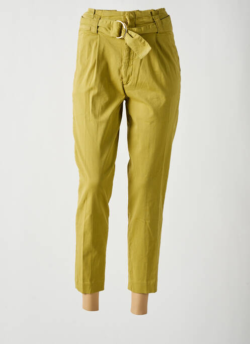 Pantalon 7/8 vert REIKO pour femme