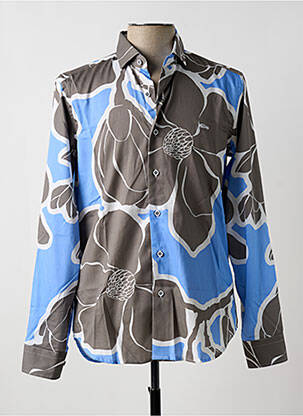 Chemise manches longues imprimé fleurs bleu DARIO BELTRAN homme