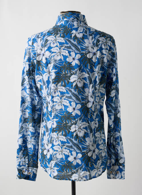 Chemise manches longues bleu DARIO BELTRAN homme