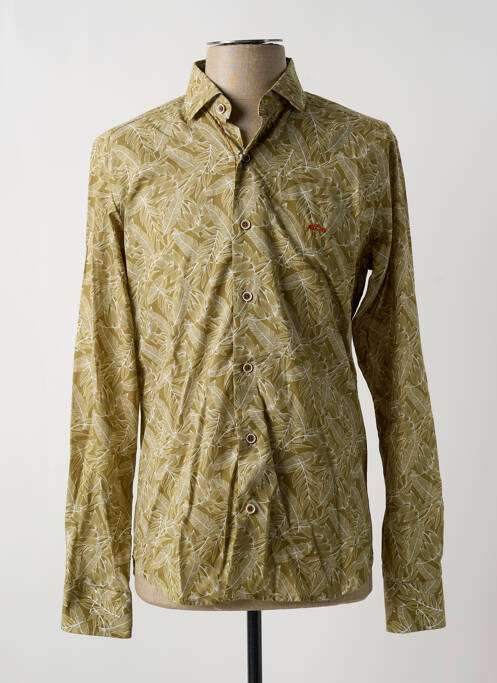 Chemise manches longues vert DARIO BELTRAN pour homme