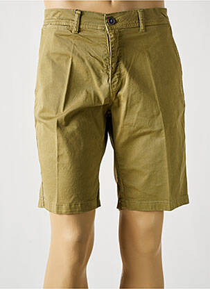 Bermuda coupe droite taille normale vert DARIO BELTRAN homme