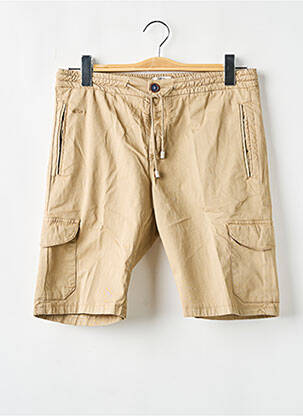Bermuda taille élastique taille normale beige DARIO BELTRAN homme