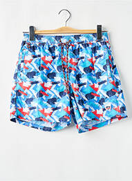 Short de bain imprimé fantaisie bleu DARIO BELTRAN homme