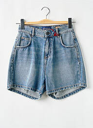 Short tissage denim taille normale bleu MADEMOISELLE GARÇONNE femme