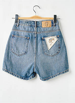 Short tissage denim taille normale bleu MADEMOISELLE GARÇONNE femme