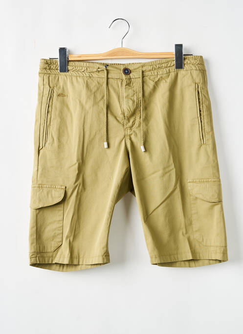 Bermuda taille élastique taille normale vert DARIO BELTRAN homme