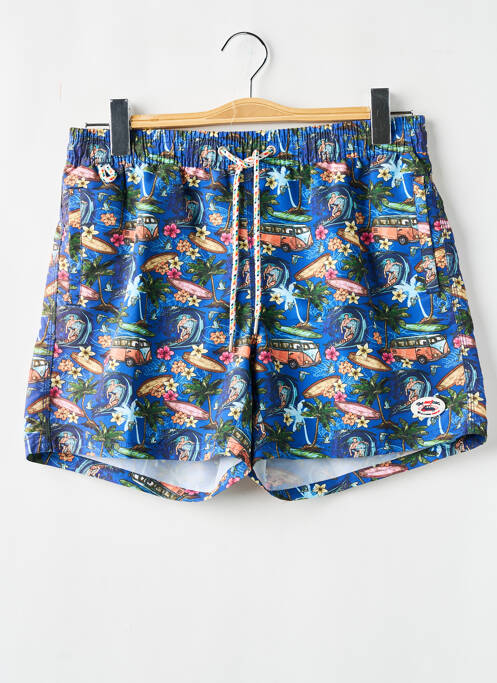 Short de bain bleu DARIO BELTRAN pour homme