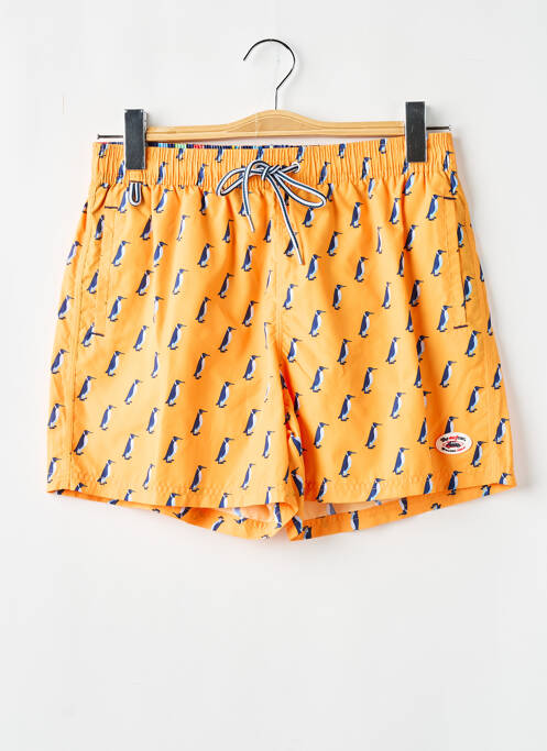 Short de bain jaune THE SURFCAR pour homme