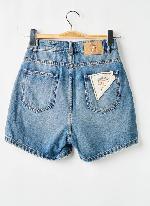 Short bleu MADEMOISELLE GARÇONNE pour femme