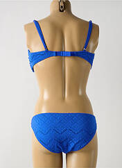Maillot de bain 2 pièces bleu DAG ADOM pour femme seconde vue