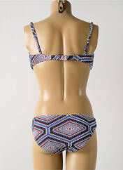 Maillot de bain 2 pièces bleu DAG ADOM pour femme seconde vue