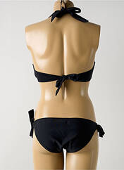 Maillot de bain 2 pièces noir DAG ADOM pour femme seconde vue