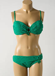 Maillot de bain 2 pièces vert DAG ADOM pour femme seconde vue