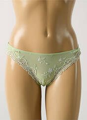 Tanga vert MARIE JO pour femme seconde vue