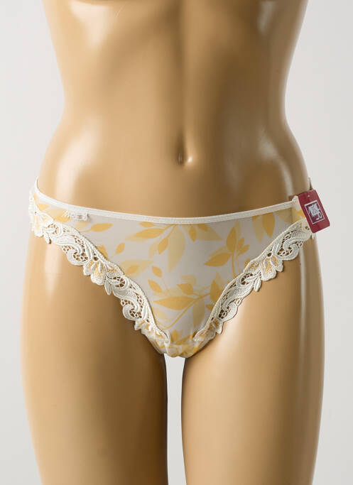 Tanga jaune MARIE JO pour femme
