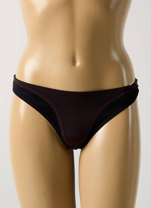 Tanga marron MARIE JO pour femme
