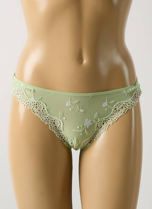 Tanga vert MARIE JO pour femme
