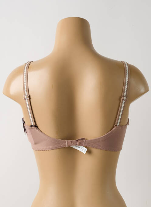 Soutien-gorge effet matière satinée haut soutien-gorge moulé beige PRIMA DONNA femme