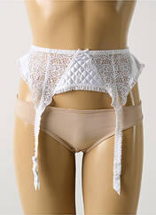 Guêpière/Porte-jarretelle blanc ANTINEA pour femme seconde vue