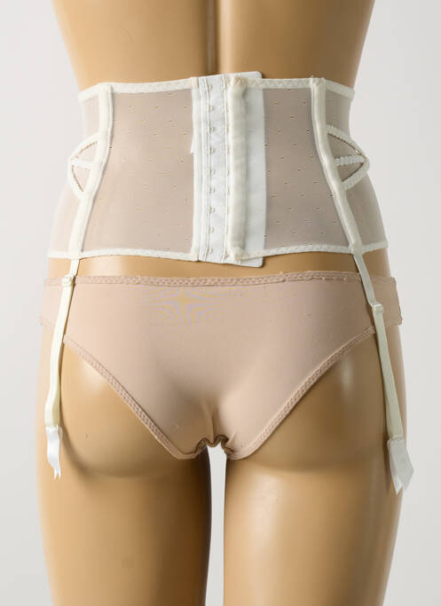 Guêpière/Porte-jarretelle beige AUBADE pour femme