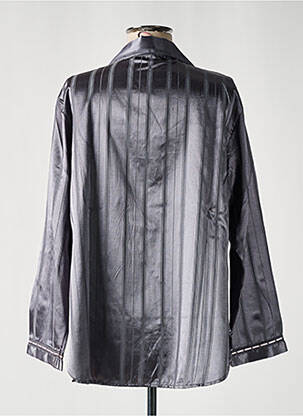 Pyjama coupe cintrée gris FLEUR DE REVE femme