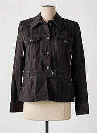 Veste casual poches marron PAUL BRIAL femme