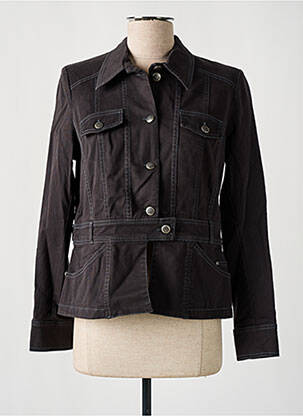 Veste casual poches marron PAUL BRIAL femme