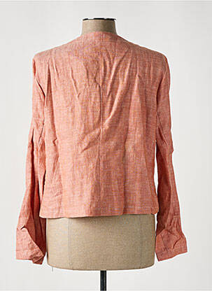 Veste casual col tailleur rose UN POINT C EST TOUT femme