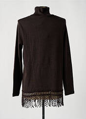 Pull col roulé marron OSCALITO pour femme seconde vue