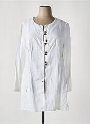 Veste casual blanc PAUSE CAFE pour femme seconde vue