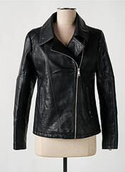 Veste simili cuir noir JULIE GUERLANDE pour femme seconde vue