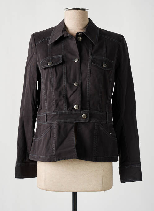 Veste casual poches marron PAUL BRIAL femme