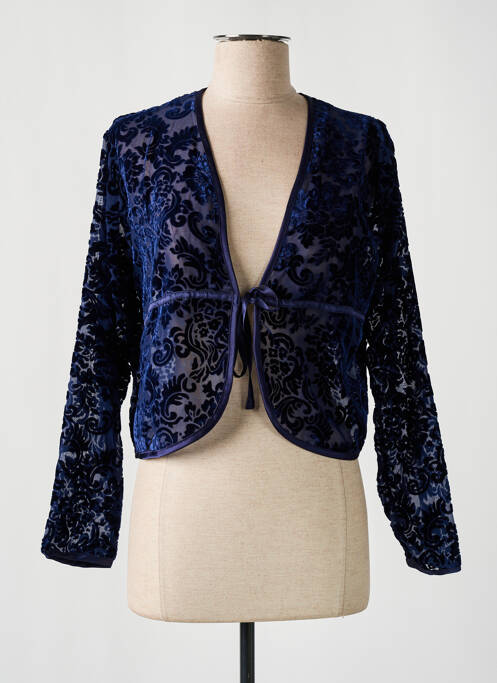 Déshabillé bleu FLEUR DE REVE pour femme