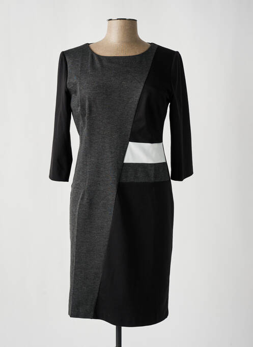 Robe mi-longue gris POUSSIERE D'ETOILE pour femme